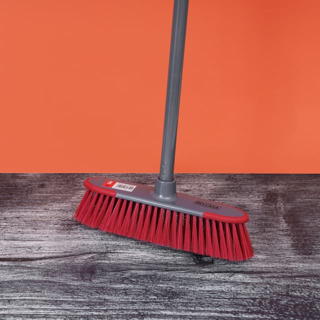 Delcasa Broom With Handle - Indoor Sweeping Broom Brush - The Perfect Indoor Sweeping Kitchen Floor