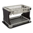 مجفف صحون بلاستيكي - طبقتين  2-Layer Dish Drainer with Drain Board - Delcasa