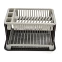 مجفف صحون بلاستيكي - طبقتين  2-Layer Dish Drainer with Drain Board - Delcasa