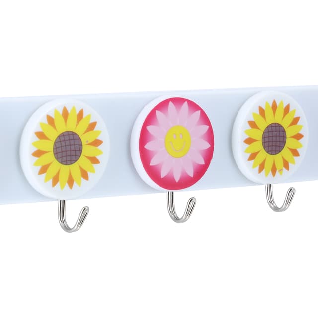 Delcasa 6 Pcs Clip Hook, DC2030 | Self Adhesive Wall Hook | Heavy Duty Waterproof For Bathroom, Kitchen, Coat, Towel, Robe Hanger