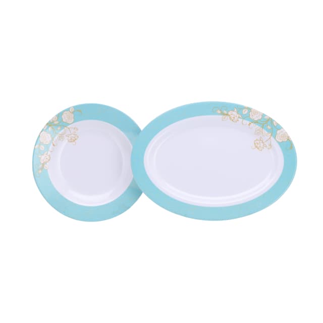 طقم سفرة طعام ميلامين 40 قطعة ديلكاسا Melamineware Dinner Set Delcasa