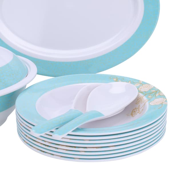 طقم سفرة طعام ميلامين 40 قطعة ديلكاسا Melamineware Dinner Set Delcasa