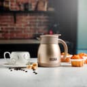 Delcasa Stainless Steel Coffee Pot, DC2129 | 500ml Capacity | Double Wall Construction | Stainless Steel Inner | BPA & Odour Free | Portable & Leak-Resistant | Keeps Drink Hot Or Cold For Hours