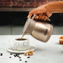 Delcasa Stainless Steel Coffee Pot, DC2129 | 500ml Capacity | Double Wall Construction | Stainless Steel Inner | BPA & Odour Free | Portable & Leak-Resistant | Keeps Drink Hot Or Cold For Hours