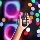 Geepas Portable And Rechargeable Professional Speaker, GMS11171 | Bluetooth/USB/TF Card/FM/TWS | Microphone & Guitar Input Jack | 7.4V 3600mAh Lithium Battery