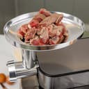 Geepas Multi-Function Kitchen Machine, GSM43044 | 10L Stainless Steel Bowl With Lid | 1.5L Glass Blender Jar | Meat Grinder | 6 Speed Control | Kitchen Electric Mixer With Dough Hook, Whisk, Beater