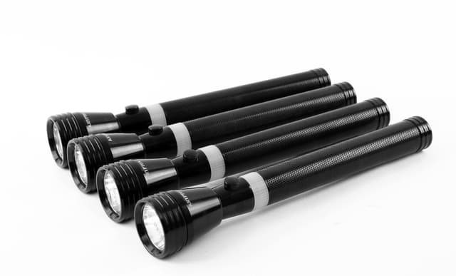 Krypton Rechargeable Led Flashlight 4Pc - High Power Flashlight Super Bright Cree Led Torch Light