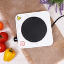 Krypton 1000W Single Burner Hot Plate For Flexible Precise Table Top Cooking - Cast Iron Heating