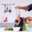 Krypton 4-in-1 Salad Maker, Stainless Steel Housing, KNSM6306 | Stainless Steel Blades | 4 Attachments | Noiseless Operation | Anti-Slip Rubber Feet | 2 Years Warranty