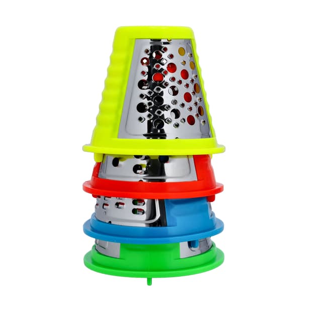 Krypton 4-in-1 Salad Maker, Stainless Steel Housing, KNSM6306 | Stainless Steel Blades | 4 Attachments | Noiseless Operation | Anti-Slip Rubber Feet | 2 Years Warranty