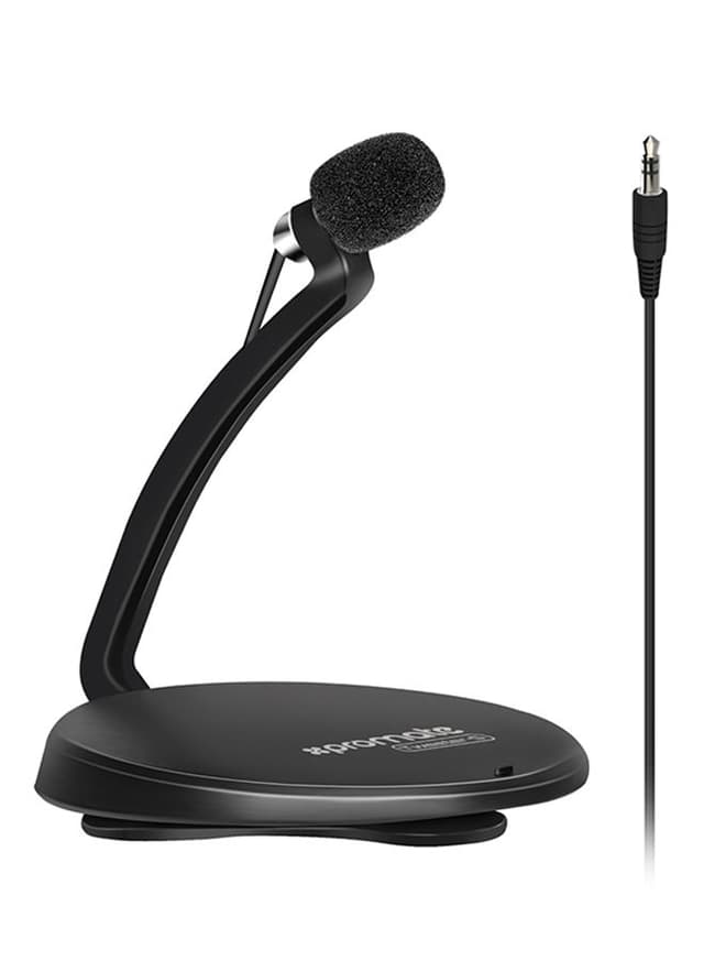 مايكرفون سلكي مع قاعدة Desktop Microphones, Lavalier microphone - promate