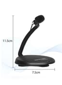 مايكرفون سلكي مع قاعدة Desktop Microphones, Lavalier microphone - promate