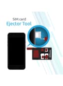 حامل بطاقة SIM سيم 4 في 1 أسود و أحمر Promate - Card Storage Kit, Multifunction 4-In-1 Card Holder with 4 Sim Card Holder