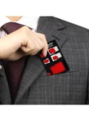 حامل بطاقة SIM سيم 4 في 1 أسود و أحمر Promate - Card Storage Kit, Multifunction 4-In-1 Card Holder with 4 Sim Card Holder