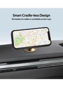 promate Magnetic Car Phone Holder, Multi-Angle 360 Degree Metallic Magnetic Car Phone Mount with Anti-Slip Surface, Anti- Distraction Design and Fast Swift-Snap Technology for Smartphones, Tablets, GPS, Magnetto-3