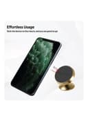 promate Magnetic Car Phone Holder, Multi-Angle 360 Degree Metallic Magnetic Car Phone Mount with Anti-Slip Surface, Anti- Distraction Design and Fast Swift-Snap Technology for Smartphones, Tablets, GPS, Magnetto-3