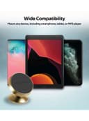 promate Magnetic Car Phone Holder, Multi-Angle 360 Degree Metallic Magnetic Car Phone Mount with Anti-Slip Surface, Anti- Distraction Design and Fast Swift-Snap Technology for Smartphones, Tablets, GPS, Magnetto-3