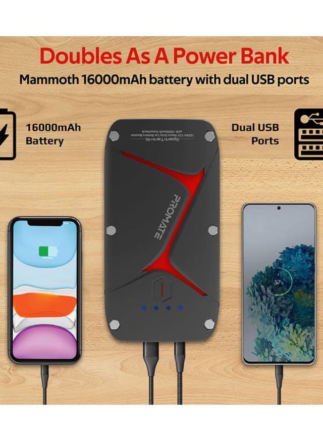 promate Auto Booster Emergency Car Jump Starter