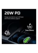 promate Smallest 20W Fast Charging USB-C Power Delivery Car Phone Charger with Mini Handle Black