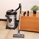 Olsenmark Drum Vacuum Cleaner, 2400W - Air Flow Control On Handle - Blow Function - Dust Full Indicator