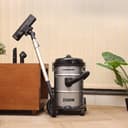 Olsenmark Drum Vacuum Cleaner, 2400W - Air Flow Control On Handle - Blow Function - Dust Full Indicator