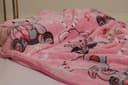 بطانية اطفال طبقتين PARRY LIFE 2 Ply Super Soft Flannel Light Pink Teddy Baby Blanket