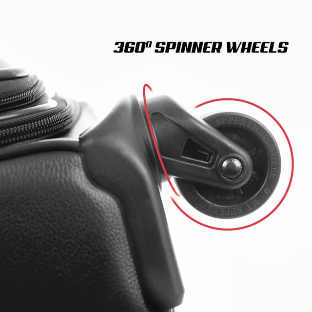 PARA JOHN 4 Pcs Travel Luggage Suitcase Trolley Set - Trolley Bag, Carry On Hand Cabin Luggage Bag – PVC Leather Cabin Trolley Bag – Cabin size suitcase for Business Travellers - (16’’ 20’’