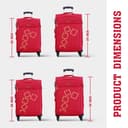 PARA JOHN Travel Luggage Suitcase Set of 4 - Trolley Bag, Carry On Hand Cabin Luggage Bag – Lightweight Travel Bags with 360° Durable 4 Spinner Wheels - Hard Shell Luggage Spinner (20’’, 24’