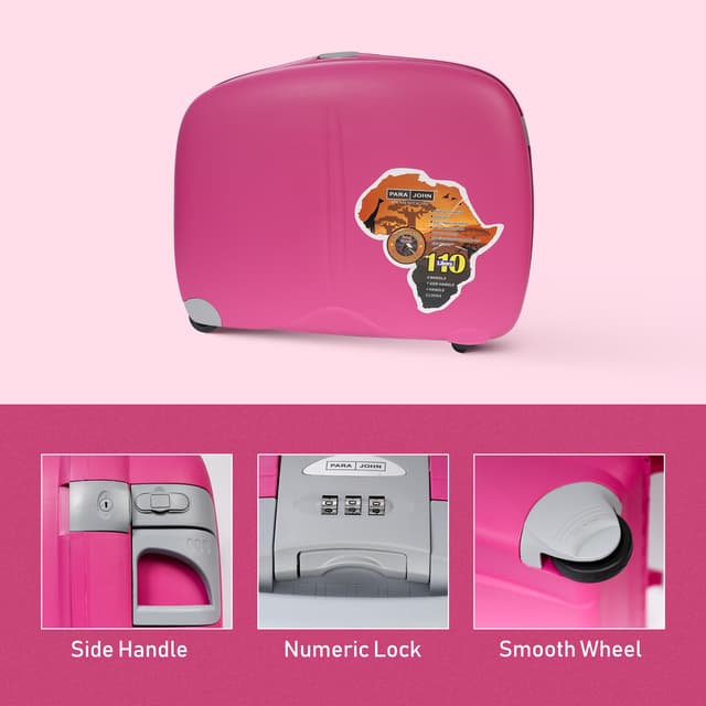 PARA JOHN Travel Luggage Suitcase Set of 4 - Trolley Bag, Carry On Hand Cabin Luggage Bag – Lightweight Travel Bags with 360° Durable 4 Spinner Wheels - Hard Shell Luggage Spinner - (18’’, 2