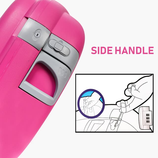 PARA JOHN Travel Luggage Suitcase Set of 4 - Trolley Bag, Carry On Hand Cabin Luggage Bag – Lightweight Travel Bags with 360° Durable 4 Spinner Wheels - Hard Shell Luggage Spinner - (18’’, 2