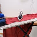 Royalford Spring Ironing Board, Cotton Cover, RF10122 - 8mm Foam Pad, Iron Board With Cover Pad, Home Laundry Room Or Dorm Use, 110*38cm Ironing Area, Adjustable Height, Powder Coated Steel