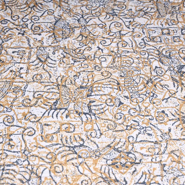 Royalford Spring Ironing Board, Cotton Cover, RF10122 - 8mm Foam Pad, Iron Board With Cover Pad, Home Laundry Room Or Dorm Use, 110*38cm Ironing Area, Adjustable Height, Powder Coated Steel