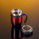 Royalford Vacuum Mug, Double Wall Stainless Steel, RF10181 - 450ml/15.2oz, SS 304 Inner Pot, Compact Lid for Travel, Portable & Leak-Resistant, Preserves Flavour & Freshness