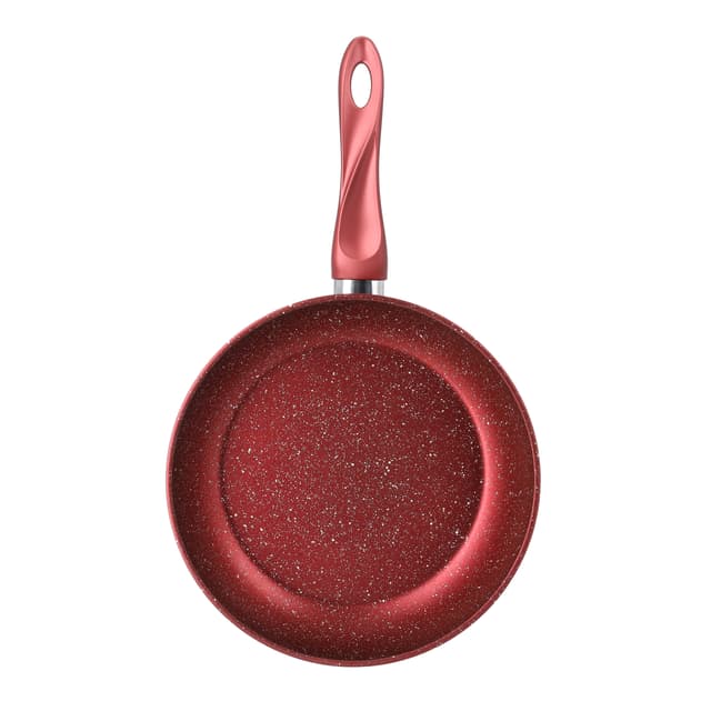 طاسة مطبخ للقلي 26 سم المنيوم وطبقة غرانيت من رويال فورد Royalford Aluminium Frypan With Durable Granite Coating