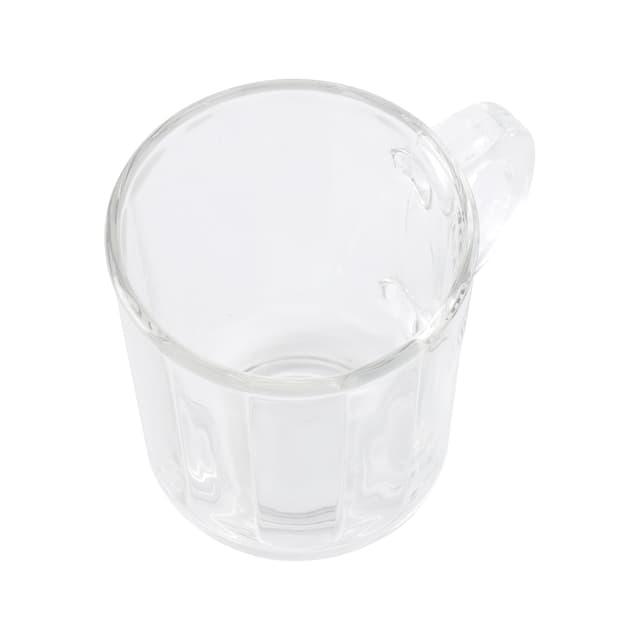 Royalford 3 Pcs Glass Mug Set With Handle, 235ml/8oz, RF10290 | Premium Quality Glassware | Lead-Free | Dishwasher Safe | Perfect For Latte, Cappuccino, Hot Chocolate, Tea And Juice
