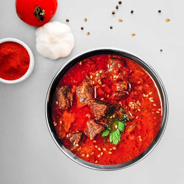 Royalford Cooper Steel Serving Handi, RF10391 | Copper Stainless Steel Hammered Handi | Indian Serving Bowl | Indian Dishes Serve ware for Vegetable and Curries