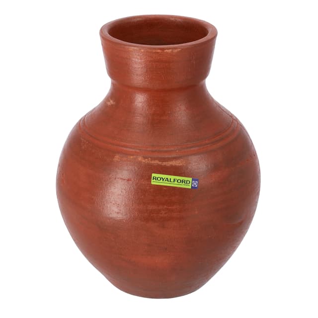 جرة فخار ( جرة ماء فخار ) 2 لتر - بني Royalford -  Kuja, Handmade Clay Serveware