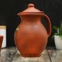 جرة ماء فخار ( جرة فخار  ) 1.5 لتر - بني Royalford -  Jug, Handmade Clay Serveware