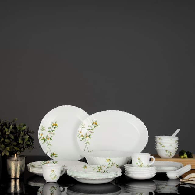 طقم عشاء أركوبال 44 قطعة Royalford Opalware Dinner Set