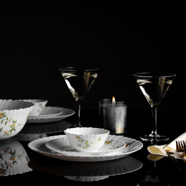 طقم عشاء أركوبال 44 قطعة Royalford Opalware Dinner Set