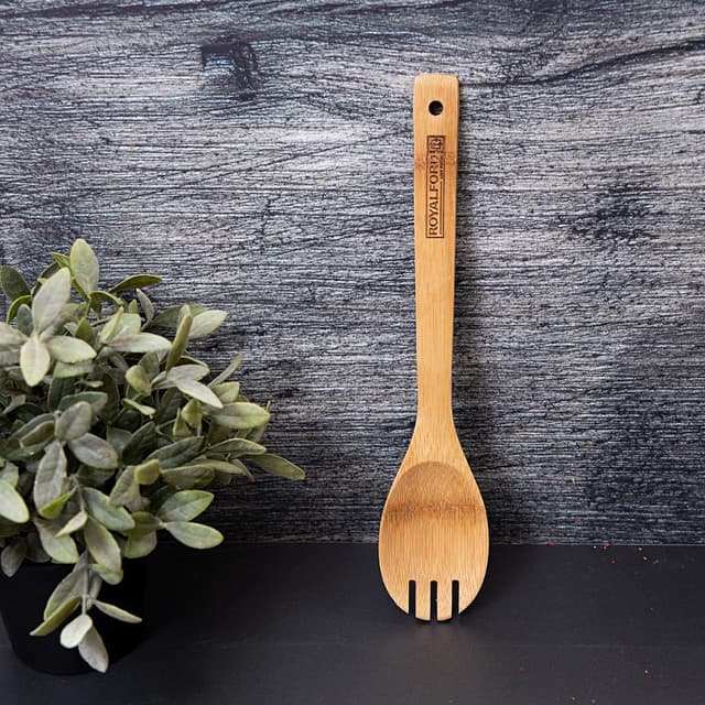 Royalford Bamboo Spaghetti Server