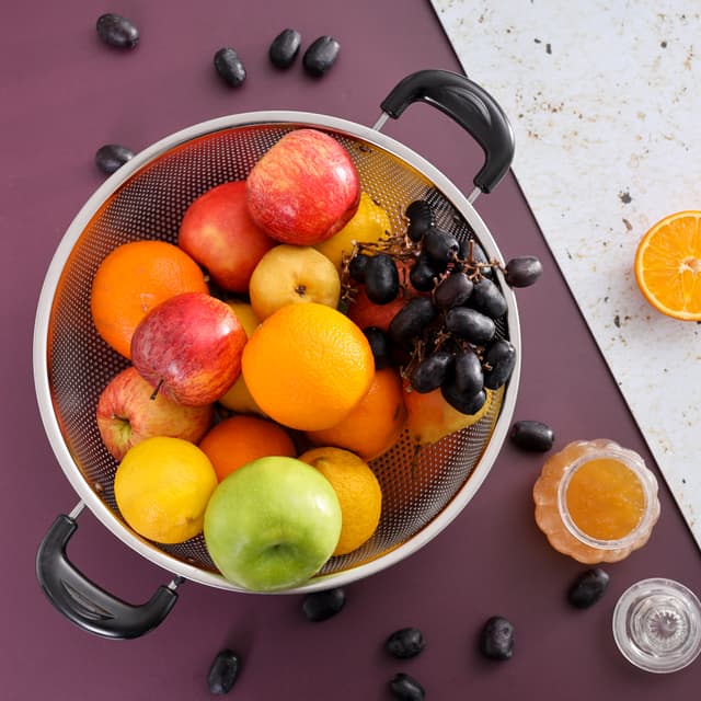 Royalford Stainless Steel Strainer Basket, 20 Cm