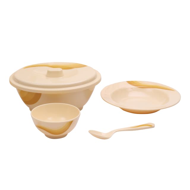 Royalford Melamine Ware Dinner Set, 40 Pcs