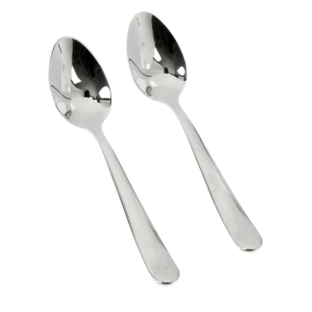طقم ملاعق ستانلس ستيل 2 قطعة رويال فورد Royalford Stainless Steel Coffee Spoon Set