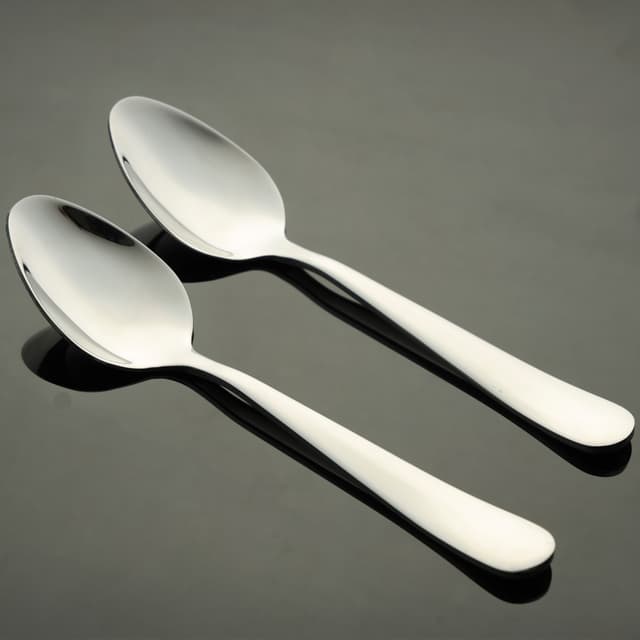 طقم ملاعق عشاء - قطعتين - ستانلس ستيل - رويال فورد Royalford Stainless Steel Dinner Spoon Set, 2 Pcs