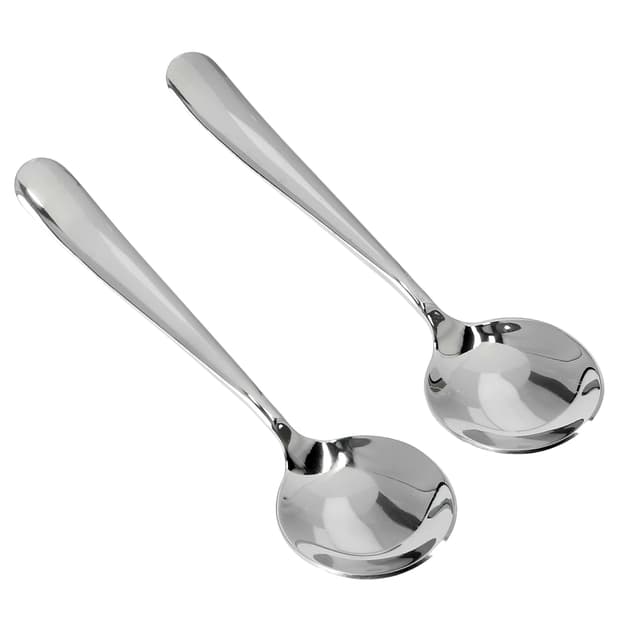 طقم ملاعق شوربة - قطعتين - ستانلس ستيل - رويال فورد Stainless Steel Soup Spoon Set, 2 Pcs
