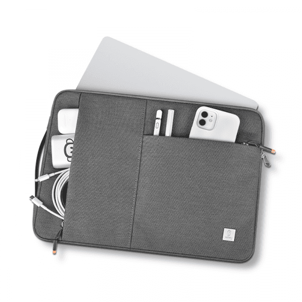 شنطة لابتوب (حقيبة لابتوب) - رمادي WIWU - ALPHA SLIM SLEEVE BAG FOR 14" LAPTOP/MACBOOK AIR - GRAY