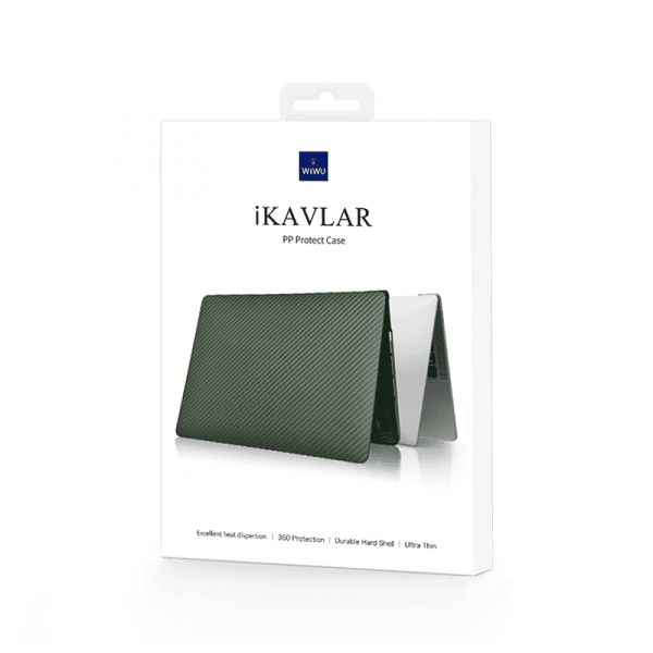 WIWU IKAVLAR PP PROTECT CASE FOR MACBOOK AIR 13.3" 2020 - DARK GREEN