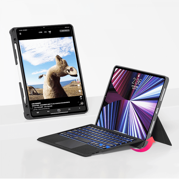 WIWU MAG TOUCH IPAD KEYBOARD CASE FOR 10.2"/10.5" - BLACK