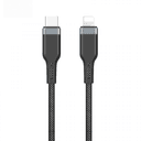سلك ايفون من تايب سي إلى لايتينج 0.3 متر أسود ويو Wiwu Black 0.3M Type-C To LightNing Cable